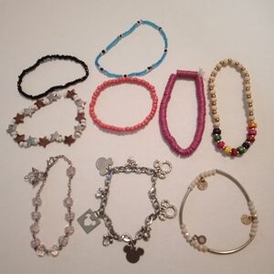 #405.  9 Piece Assorted Bracelet Bundle